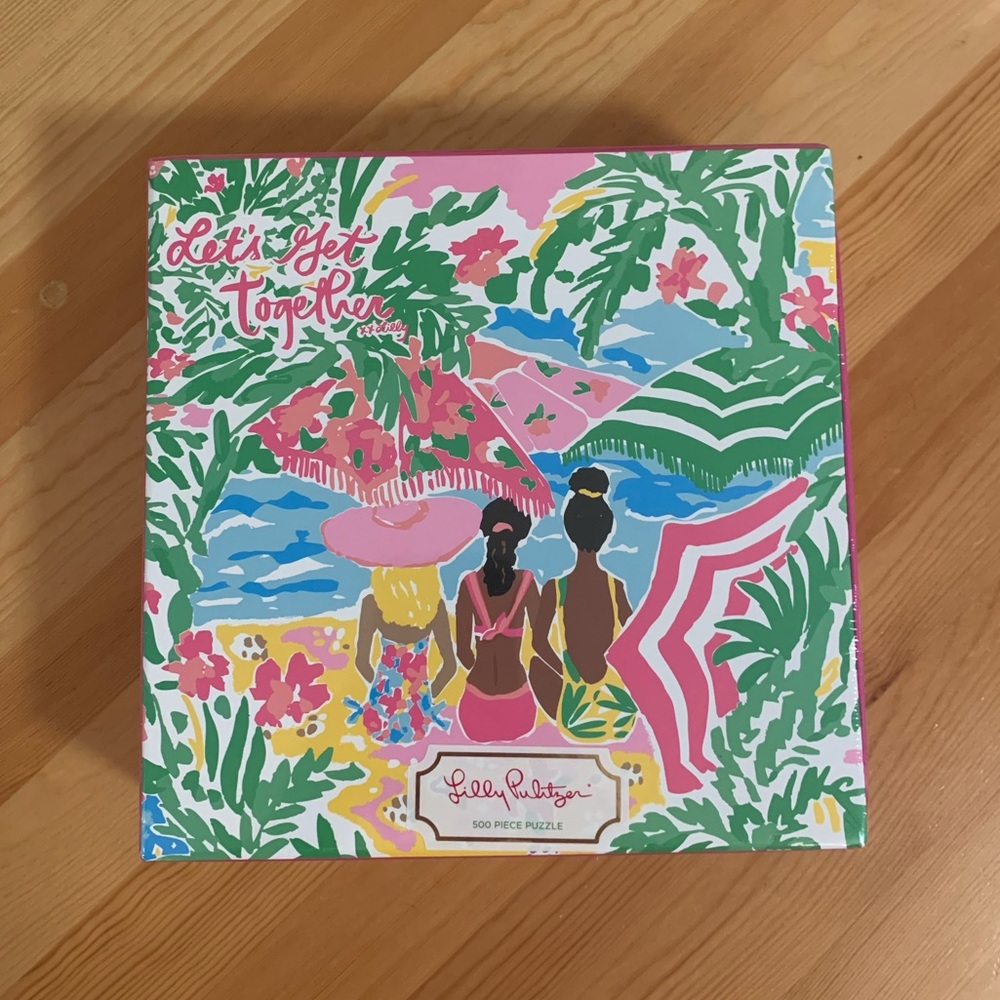 Lilly Pulitzer 500 Piece Puzzle Let’s Get Together NIB NWT